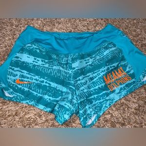 Women’s Miami dolphins Nike dri-fit shorts